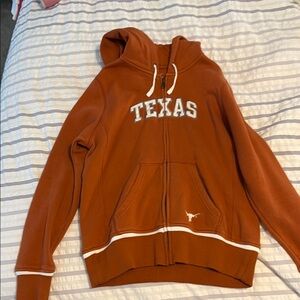 Nike Burnt Orange Hoodie with White Accents